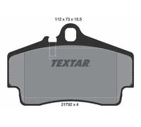 Plaquettes de frein 2179203 TEXTAR pour PORSCHE 911 Décapotable BOXSTER 911