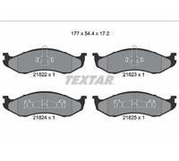 Plaquettes de frein 2182202 TEXTAR pour JEEP KIA