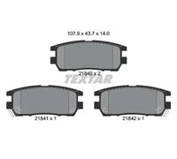 Plaquettes de frein 2184002 TEXTAR pour MITSUBISHI L400 Autobus/Autocar