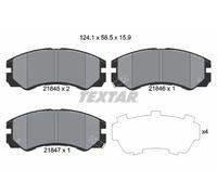 Textar Plaquettes de frein 2184501 pour OPEL et ISUZU