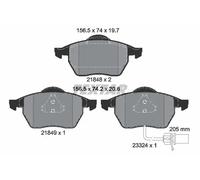 Plaquettes de frein 2184903 TEXTAR pour VW FORD SEAT