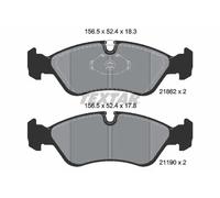 Plaquettes de frein 2186201 TEXTAR pour OPEL DAEWOO