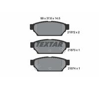 Plaquettes de frein 2187202 TEXTAR pour MITSUBISHI PROTON