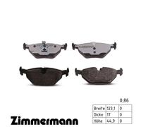ZIMMERMANN 21934.970.1 Plaquettes de frein