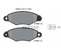 Plaquettes de frein 2198004 TEXTAR pour CITROËN FIAT PEUGEOT
