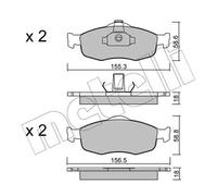 Plaquettes de frein 22-0146-0 METELLI pour FORD MONDEO I MONDEO I Turnier