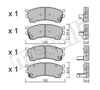 Plaquettes de frein 22-0223-0 METELLI pour FORD USA MAZDA