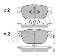 Plaquettes de frein 22-0854-0 METELLI pour PEUGEOT CITROËN DS