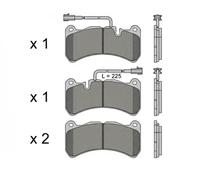 METELLI 22-1201-2 Plaquettes de frein