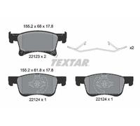 TEXTAR 2212301 Plaquettes de freins pour OPEL Corsa E Schrägheck (X15)