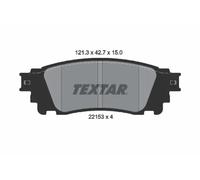 Textar 2215301 Plaquettes de Frein Disque Arrière pour Lexus NX Toyota