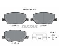 Kit de plaquettes de frein, frein à disque TEXTAR 2216503