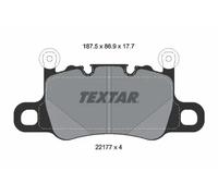 TEXTAR 2217701 Plaquettes de frein