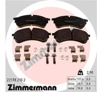 ZIMMERMANN 22178.210.2 Plaquettes de frein