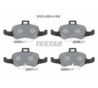 TEXTAR 2220501 Plaquettes de frein
