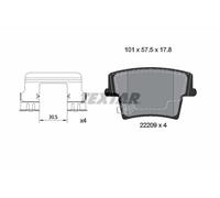 TEXTAR 2220903 Plaquettes de frein