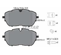 Plaquettes de frein 2221801 TEXTAR pour PEUGEOT DS CITROËN OPEL