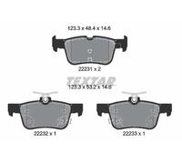 TEXTAR 2223103 Plaquettes de frein
