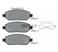 Plaquettes de frein 2232601 TEXTAR pour OPEL VAUXHALL