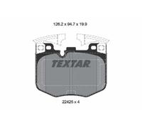 Plaquettes de frein 2242501 TEXTAR pour BMW TOYOTA ALPINA