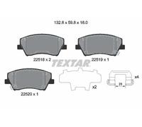 TEXTAR 2251801 Plaquettes de frein