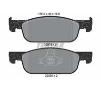 Plaquettes de frein 2252501 TEXTAR pour DACIA RENAULT
