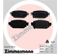 ZIMMERMANN 22623.155.1 Plaquettes de frein