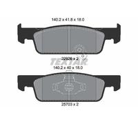Plaquettes de frein 2262601 TEXTAR pour SMART FORTWO Coupé FORTWO Décapotable