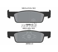 Plaquettes de frein 2262601 TEXTAR pour SMART FORTWO Coupé FORTWO Décapotable