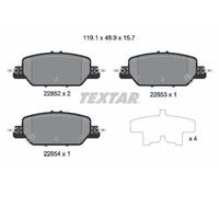 Textar Plaquettes de frein 2285201 - Kit frein à disque pour Honda CR-V V