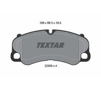 TEXTAR 2295901 Plaquettes de frein