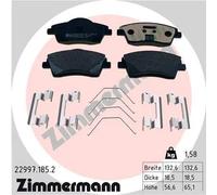Plaquettes de frein 22997.185.2 ZIMMERMANN pour VOLVO XC40
