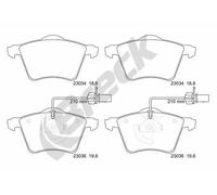 Plaquettes de frein 23034 00 703 10 BRECK pour VW TRANSPORTER T4 Fourgon