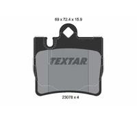 Plaquettes de frein 2307801 TEXTAR pour MERCEDES-BENZ CLASSE S CLASSE S Coupé