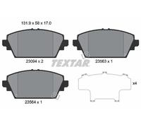TEXTAR 2309401 Plaquettes de frein