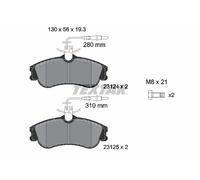 Textar Plaquettes de frein 2312401 – Avant pour Citroën/Peugeot (Partner, 306, Berlingo, Xsara)