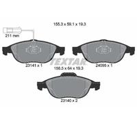 Plaquettes de frein 2314101 TEXTAR pour LANCIA ALFA ROMEO