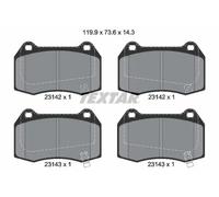 Plaquettes de frein 2314201 TEXTAR pour NISSAN HONDA