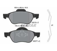 Plaquettes de frein 2321502 TEXTAR pour RENAULT LAGUNA II LAGUNA II Grandtour