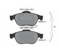 Plaquettes de frein 2324802 TEXTAR pour RENAULT LAGUNA II Grandtour VEL SATIS