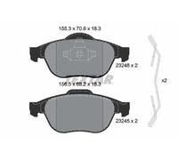 Textar Plaquettes de frein 2324802 pour Renault Laguna II Grandtour Vel Satis