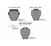 TEXTAR 2328001 Plaquettes de frein