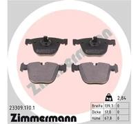 Plaquettes de frein 23309.170.1 ZIMMERMANN pour BENTLEY BMW ROLLS-ROYCE