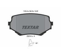 Plaquettes de frein 2331401 TEXTAR pour SUZUKI VITARA VITARA Cabrio