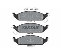 Plaquettes de frein 2331801 TEXTAR pour CHRYSLER DODGE PLYMOUTH