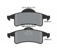 Plaquettes de frein 2333901 TEXTAR pour JEEP CHEROKEE GRAND CHEROKEE II
