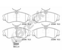 Plaquettes de frein 23346 00 701 00 BRECK pour CITROËN PEUGEOT