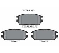 Textar 2337301 Plaquettes de Frein Disque Arrière pour Mitsubishi Lancer IV