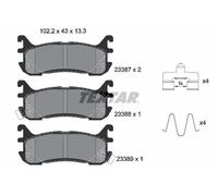 Plaquettes de frein 2338704 TEXTAR pour MAZDA MX-5 I 323 F V 323 C V MX-5 II