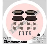 ZIMMERMANN 23417.150.1 Plaquettes de frein